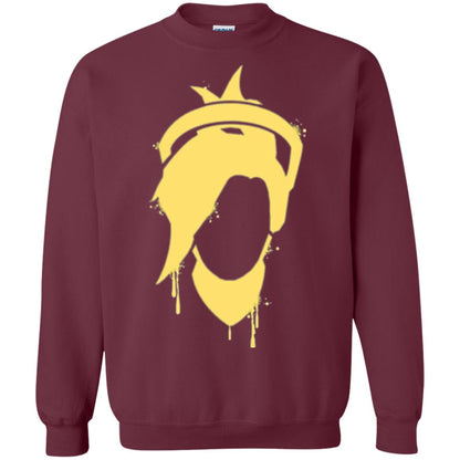 Overwatch Mercy Icon Spray T-shirt Maroon