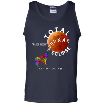 Best Total Lunar Eclipse Shirt 2018 Blood Moon T-shirt Navy