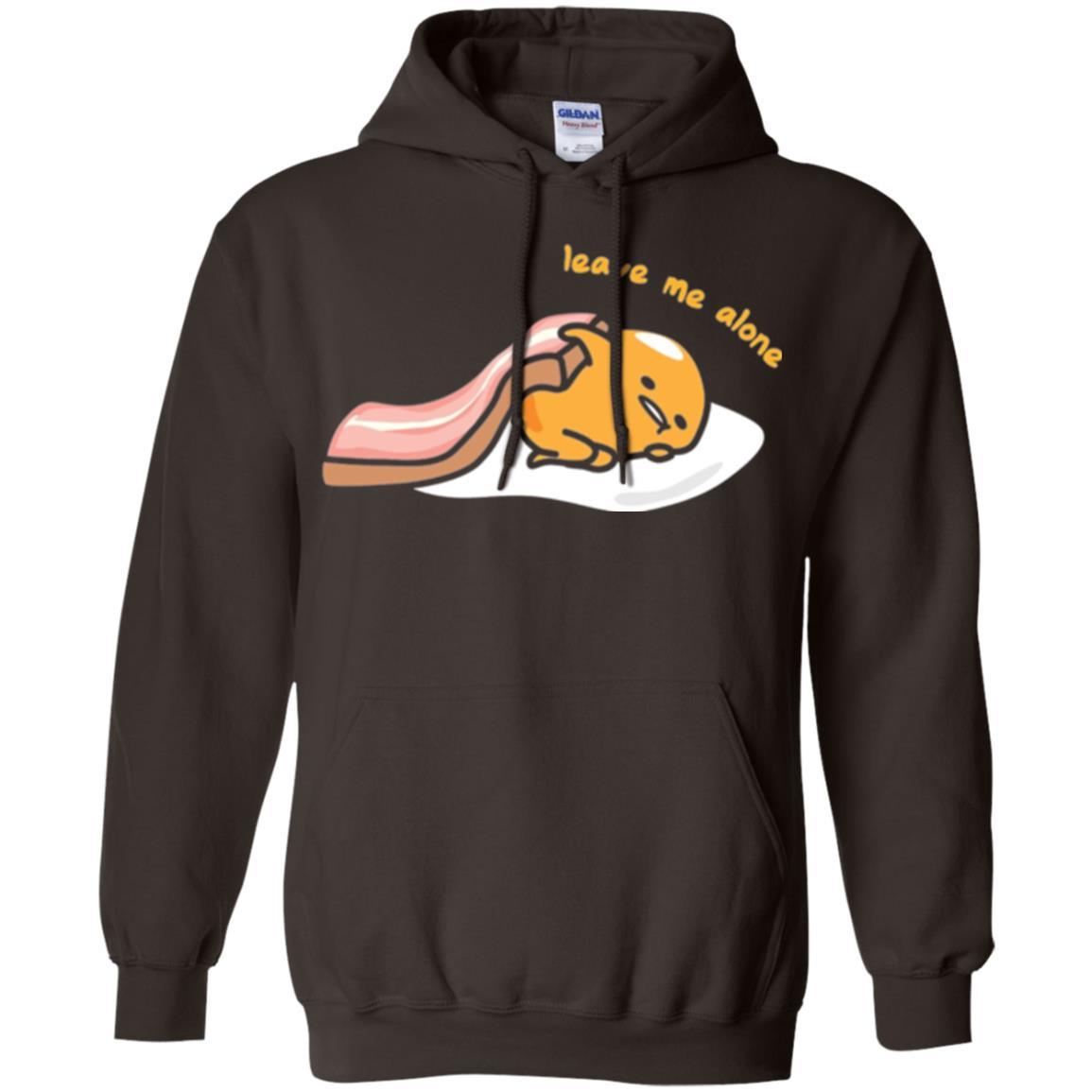 Film T-shirt Gudetama Leave Me Alone Dark Chocolate