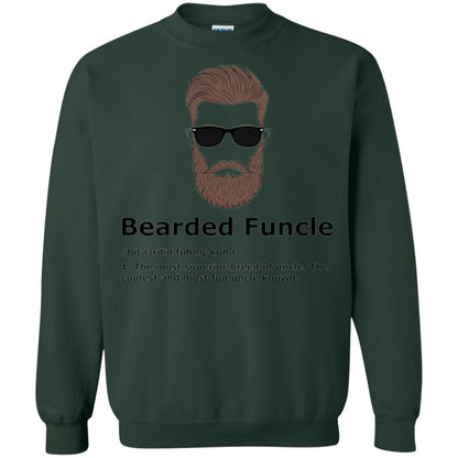 Uncle T-shirt Bearded Funcle The Most Suprior Berrd Of Uncle Forest Green