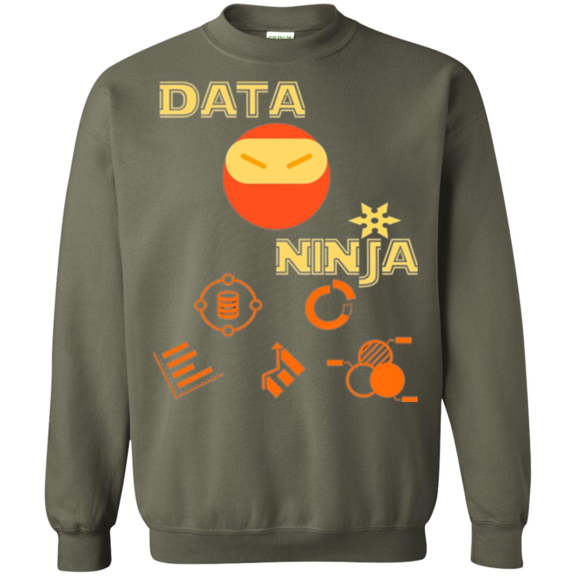 Data Ninja T-shirt Military Green