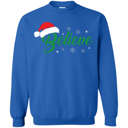Christmas T-Shirt Believe In Santa Royal