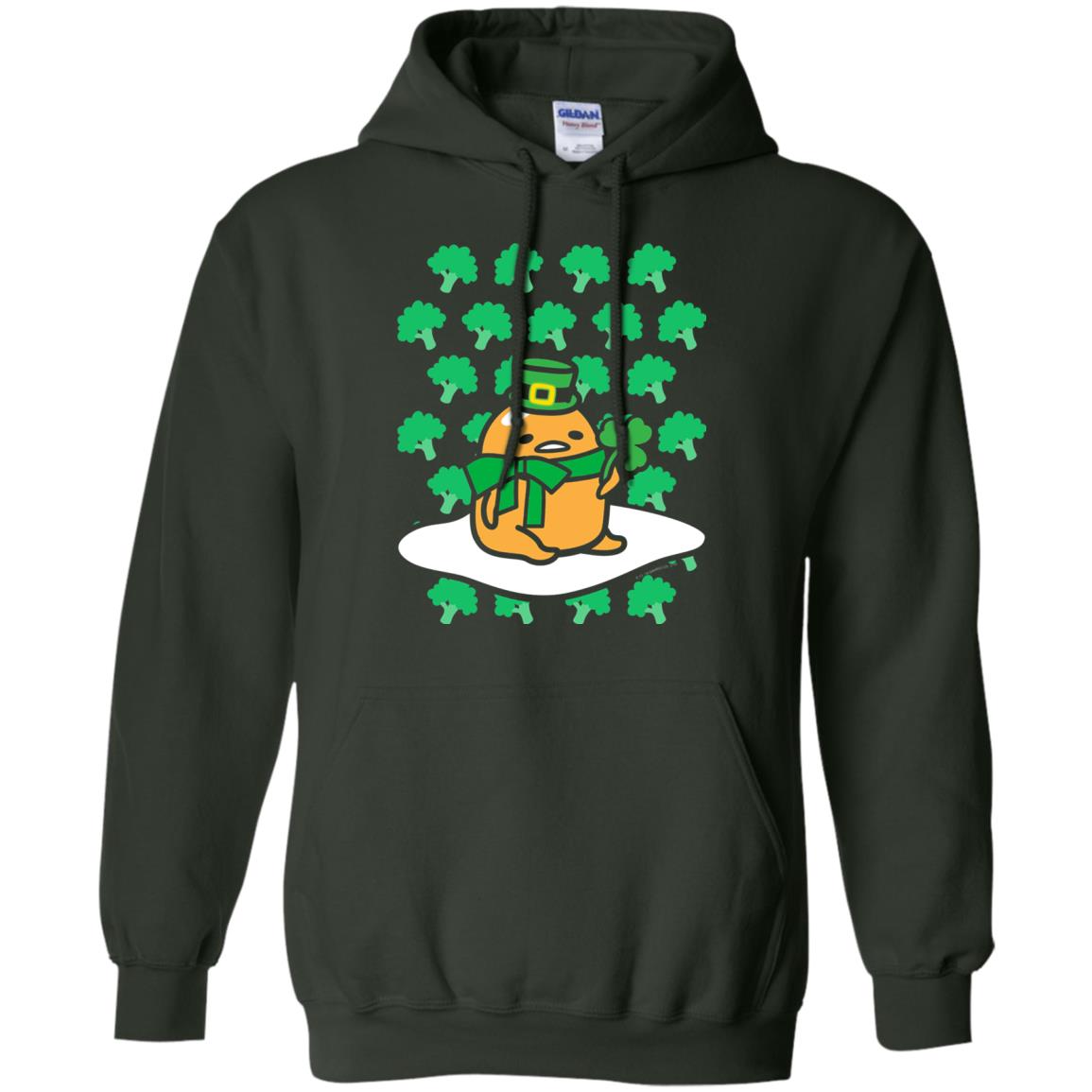 St. Patrick_s Day T-shirt Clover Forest Green