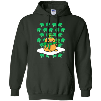 St. Patrick_s Day T-shirt Clover Forest Green