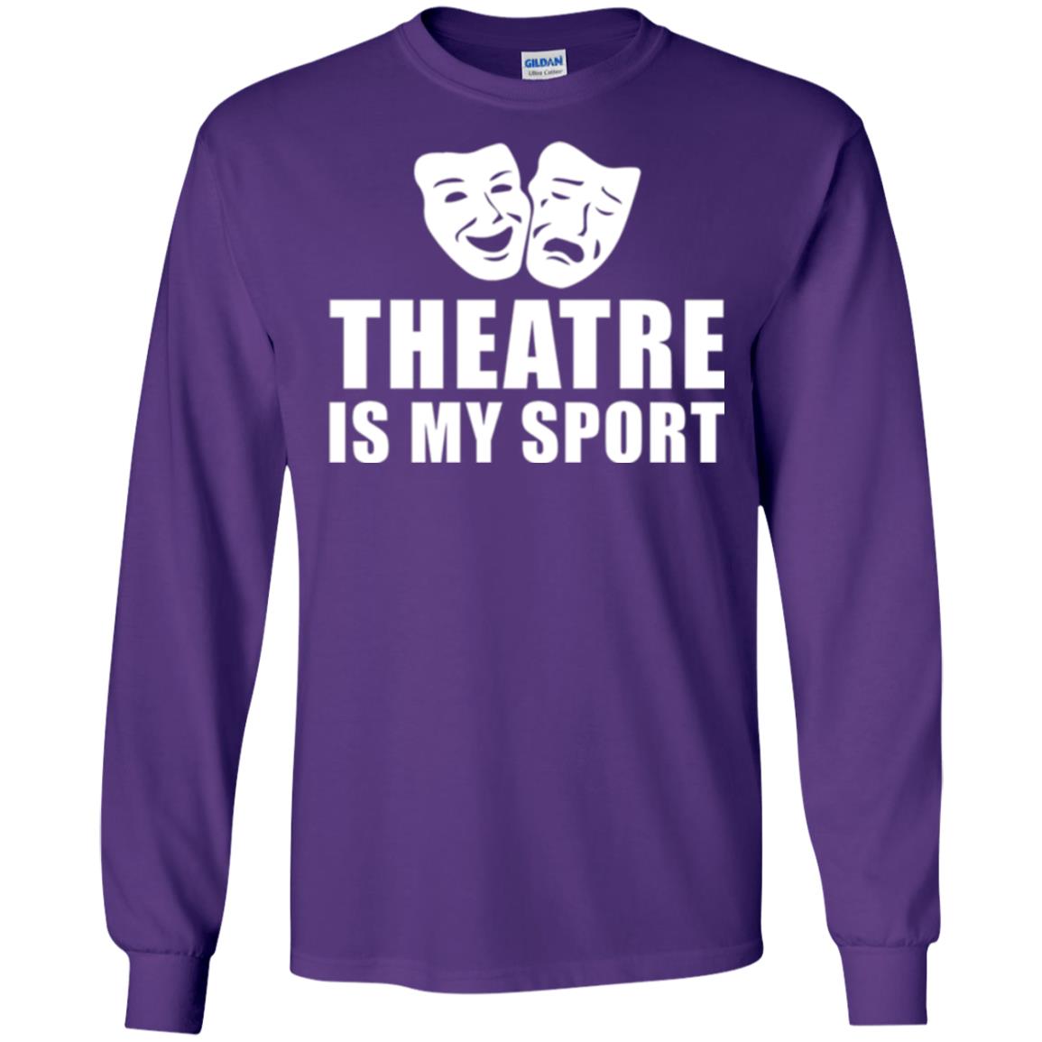 Actor T-shirt Theatre Is My Sport Purple