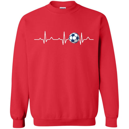 Heartbeat Soccer Lover T-shirt Red