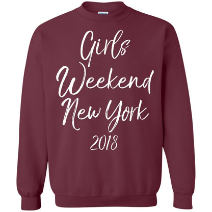 Girls Weekend New York 2018 T-shirt Maroon