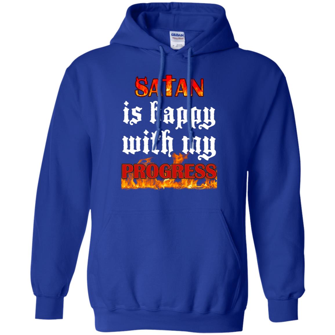 Santa Is Happy With My Progress Shirt Royal