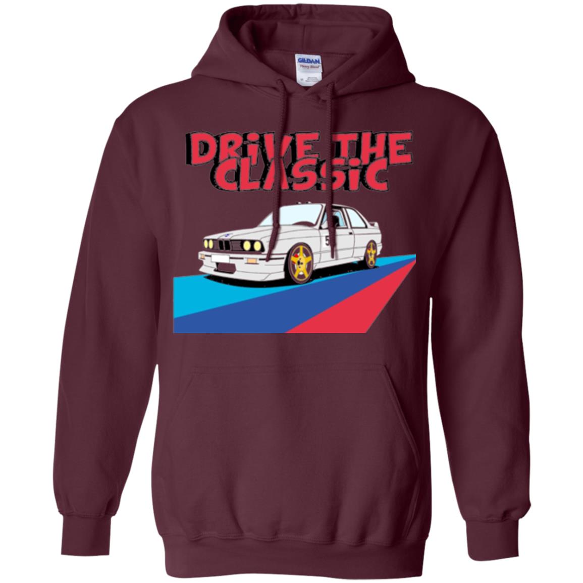Classic Drive Vintage Collectors Bmw Lovers T-shirt Maroon