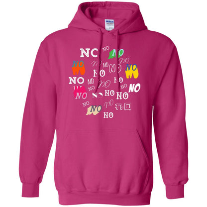 No No No Humor Saying Gift Shirt Heliconia