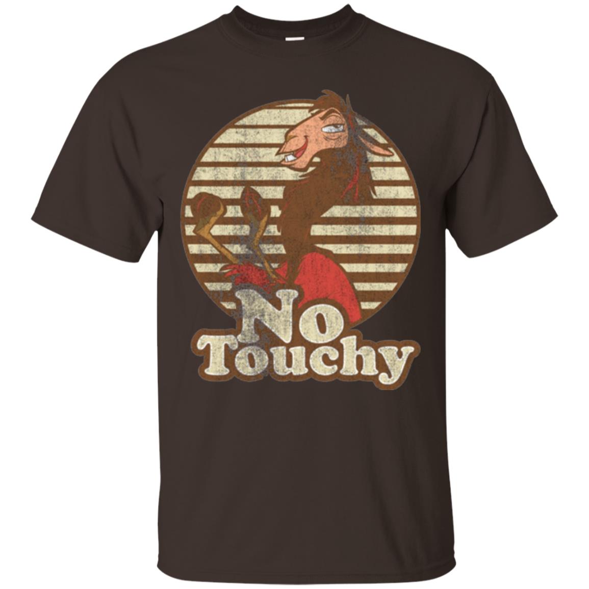 Llama T-shirt No Touchy Dark Chocolate
