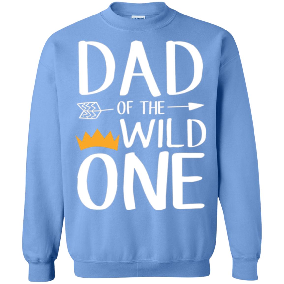 Dad Of The Wild One Daddy T-shirt Carolina Blue