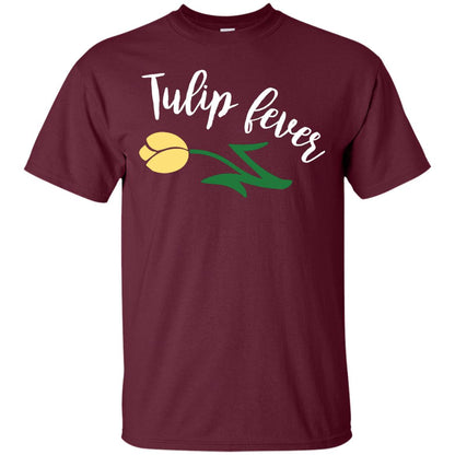 Tulip Fever Gardening T-shirt Maroon