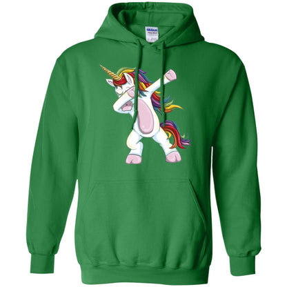 Dabbing Unicorn T-shirt Irish Green