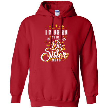 Family T-shirt I'm Going To Be A Big Sister 2018 Red