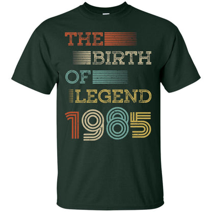 The Birth Of Legend 1985 33th Birthday T-shirt Forest