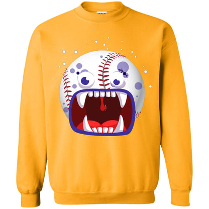 Baseball Halloween Shirt Gold