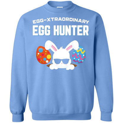 Egg-xtraordinary Egg Hunter Easter Shirt Carolina Blue
