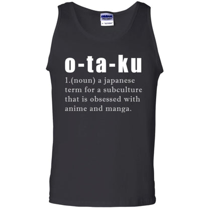 Otaku Definition T-shirt A Japanese Term For A Subculture Black