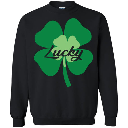 Saint Patrick's Day T-shirt Lucky Leprechaun Black