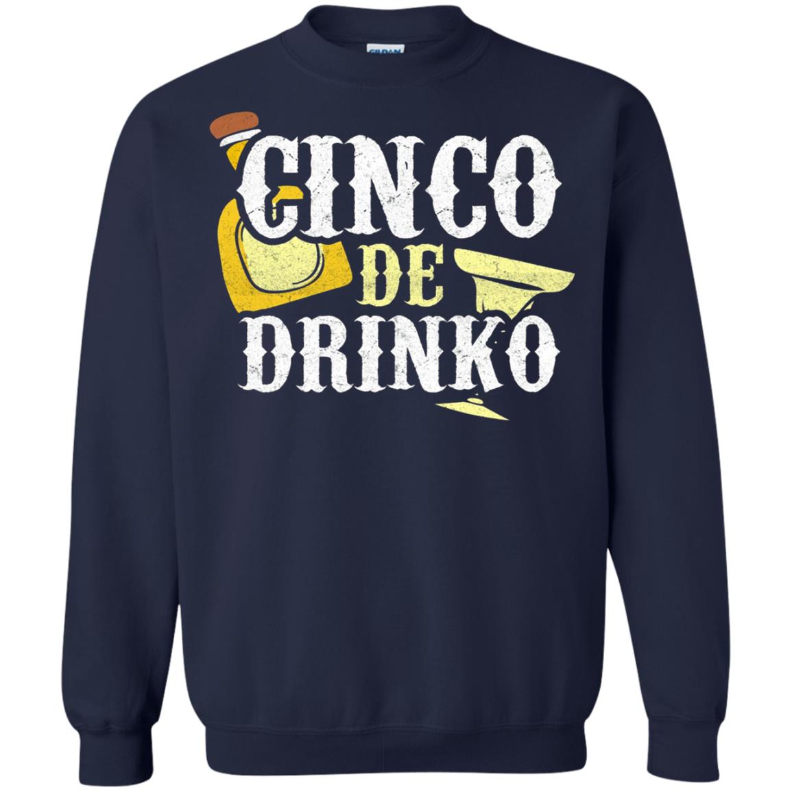 Cinco De Mayo Drinko Celebration T-shirt Navy