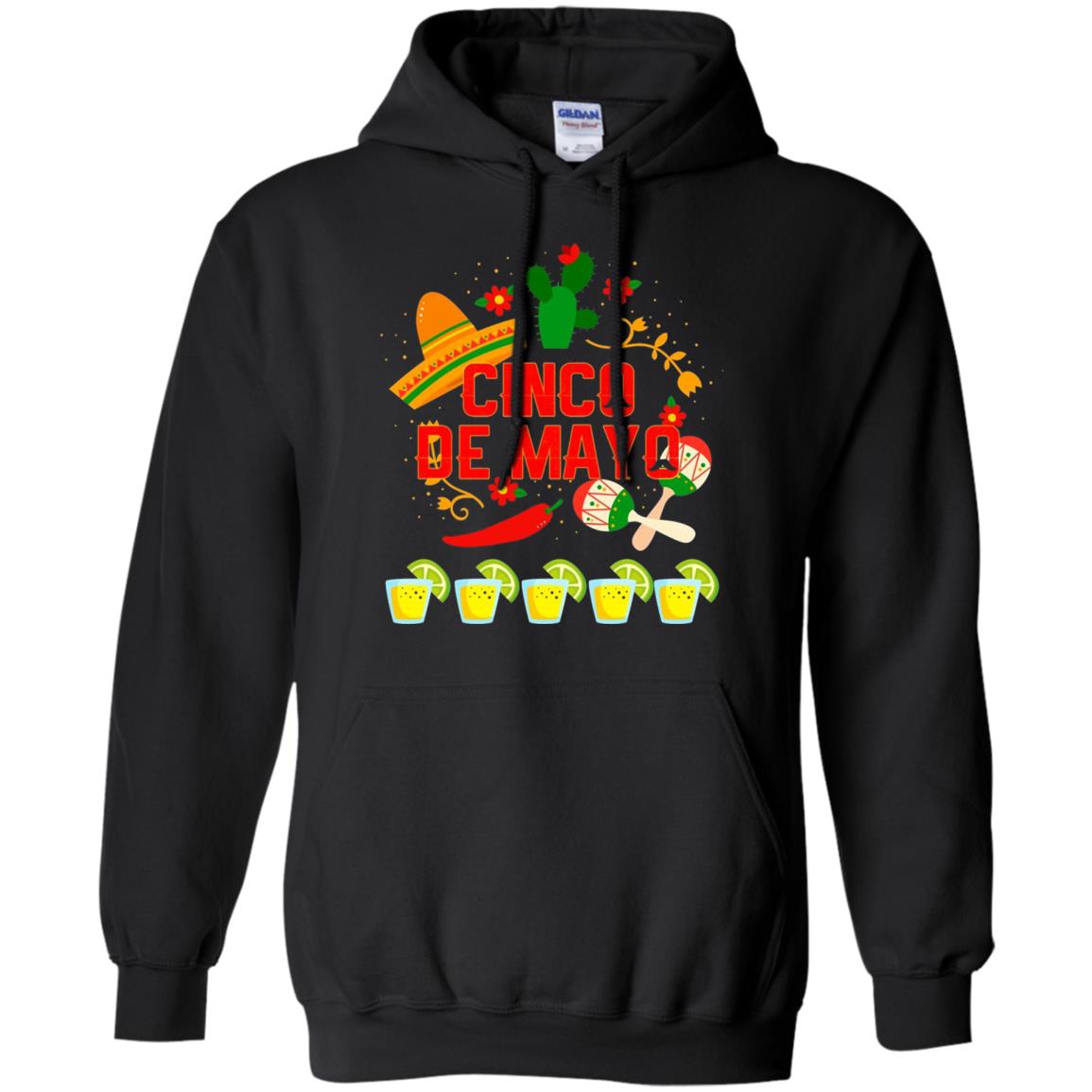 Fiesta Cinco De Mayo T-shirt Cinco De Mayo Black