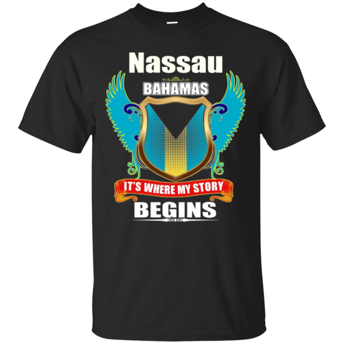 Bahamian T-shirt Nassau Bahamas T-shirt Black