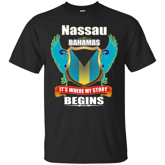 Bahamian T-shirt Nassau Bahamas T-shirt Black