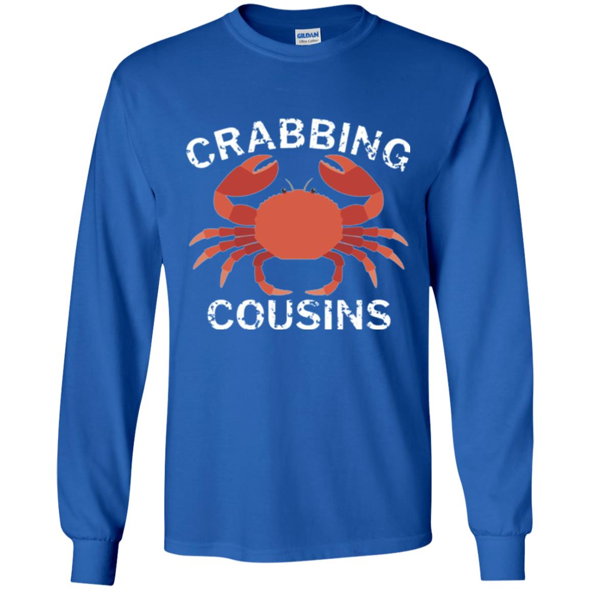 Fishing Lovers T-shirt Crabbing Cousins Royal