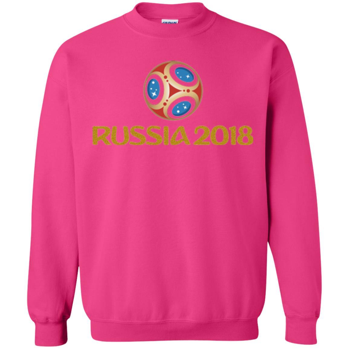 Football T-shirt Russia 2018 World Cup Heliconia