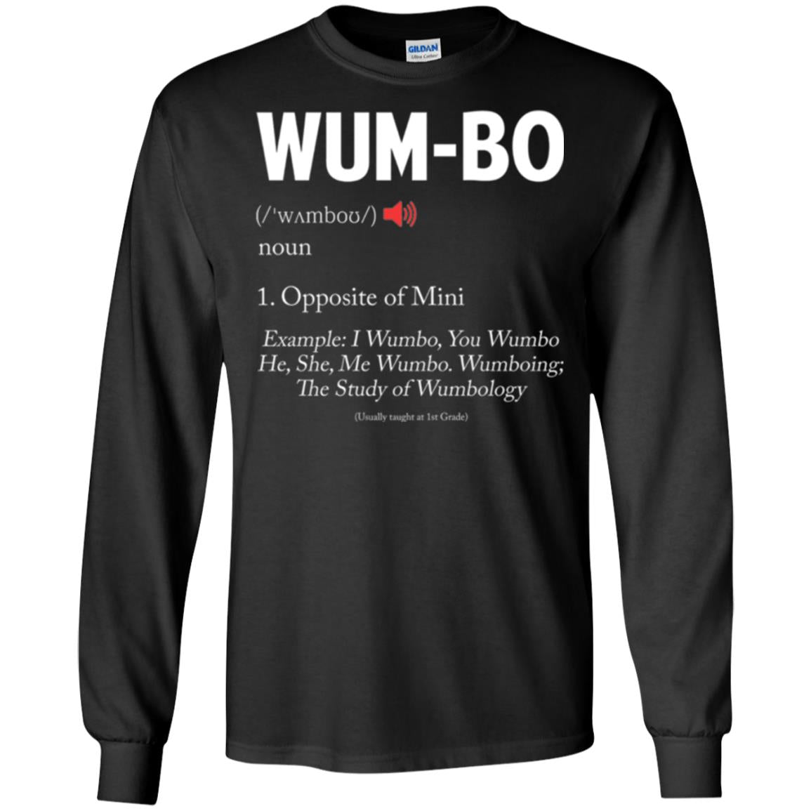 Wumbo T-shirt Opposite Of Mimi Black