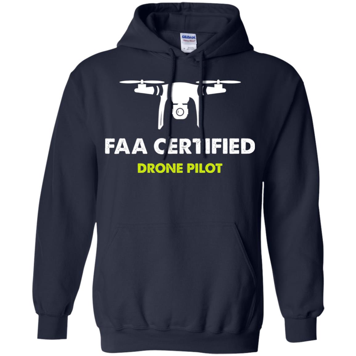 Faa Certified Drone Pilot T-shirt Navy