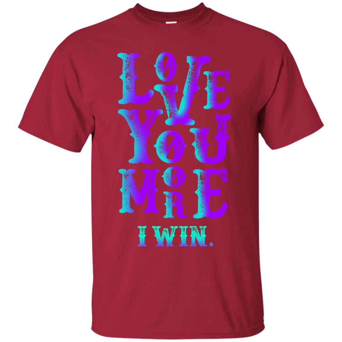Valentines Day T-shirt Love You More I Win Cardinal