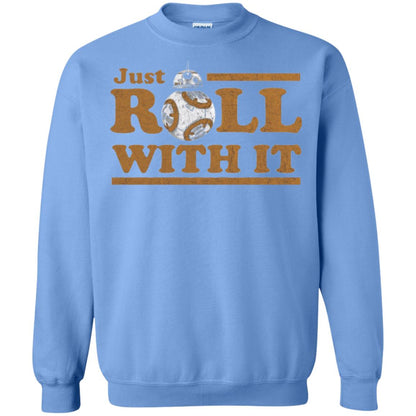 Movie T-shirt Just Roll With You Carolina Blue