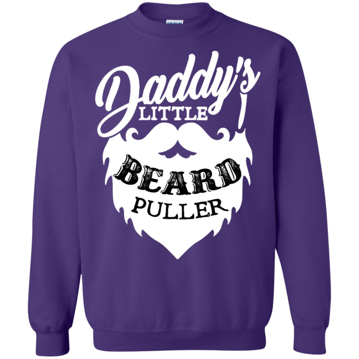 Daddy's Little Beard Puller Kid Shirt Purple