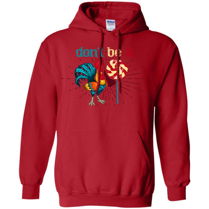 Don't Be A Rooster Lollipop Funny Chicken And Lollipop T-shirt Red