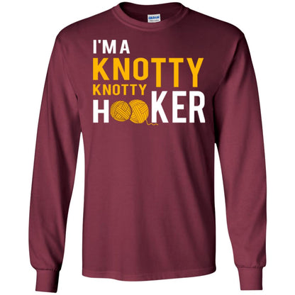 I'm A Knottyknotty Hooker T-shirt Maroon