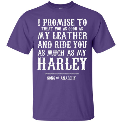 I Promise To Treat You As Good As My Leather And Ride You As Much As My Harley Purple