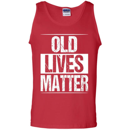 Elderly Seniors T-shirt Old Lives Matter T-shirt Red