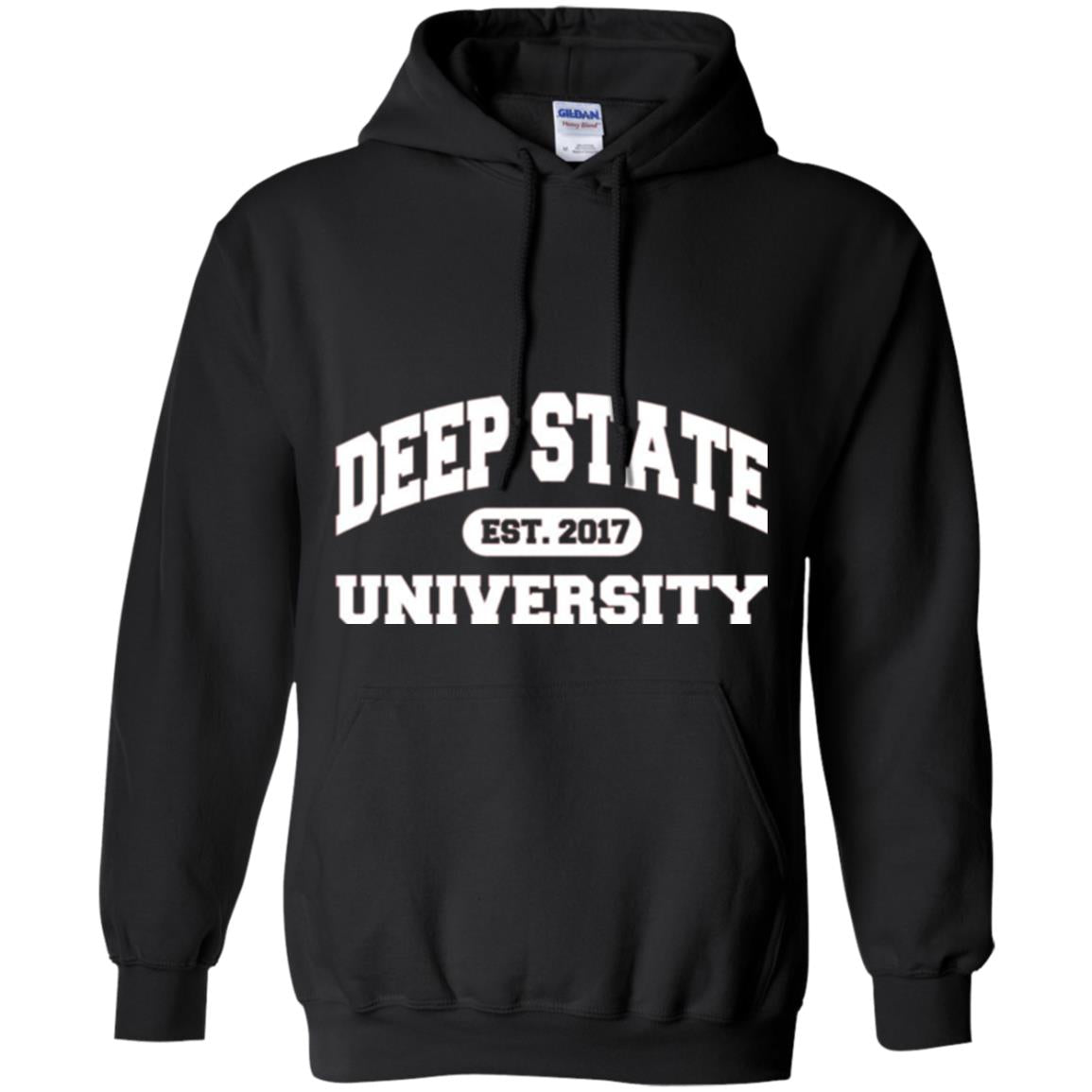 Deep State University T-shirt Black