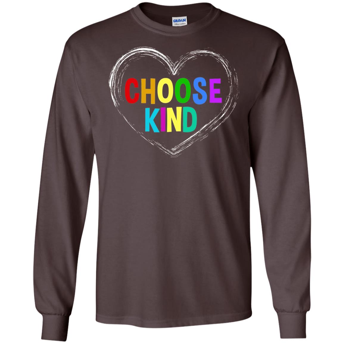 Choose Kind Anti Bullying T-shirt Dark Chocolate