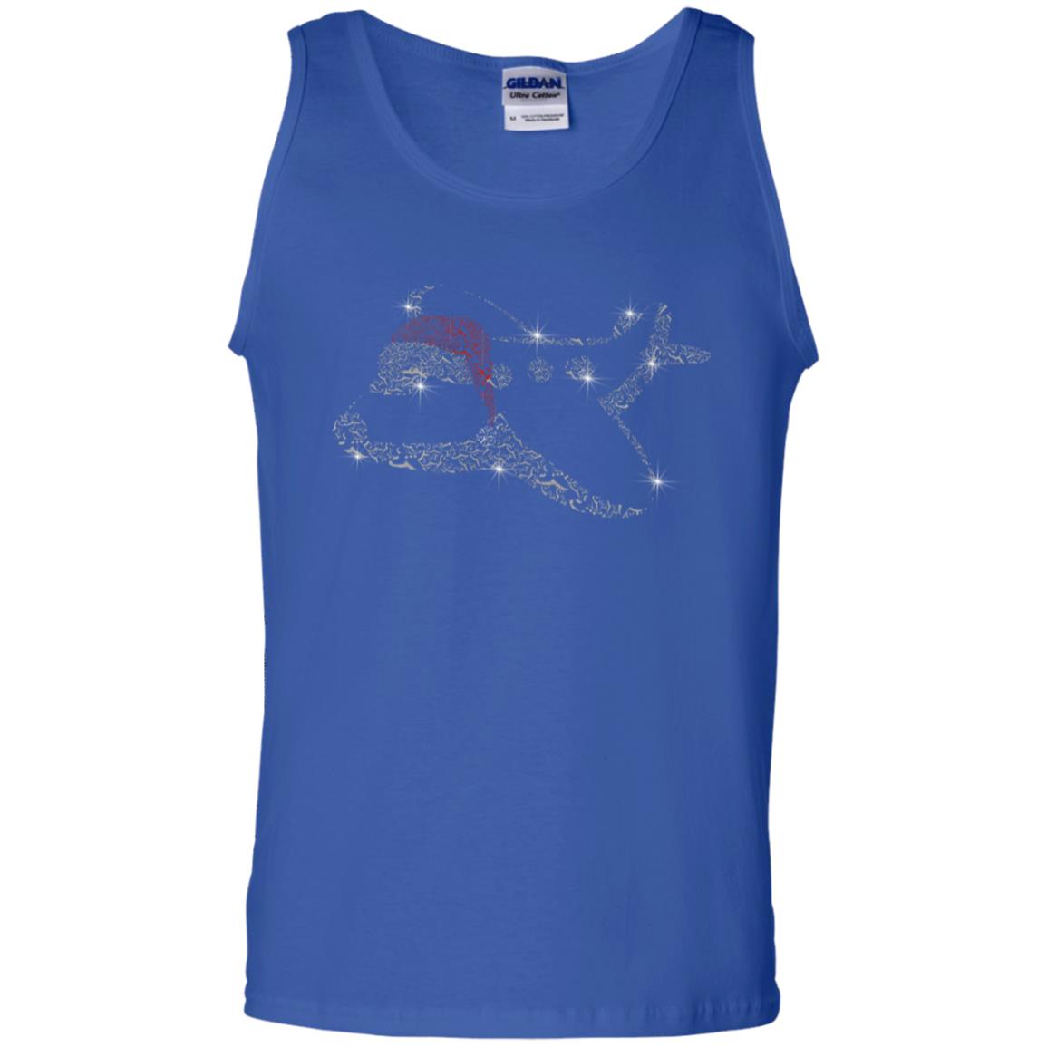 Airplane With Santa Hat Merry Christmas Gift Shirt For Mens Womens Kids Royal