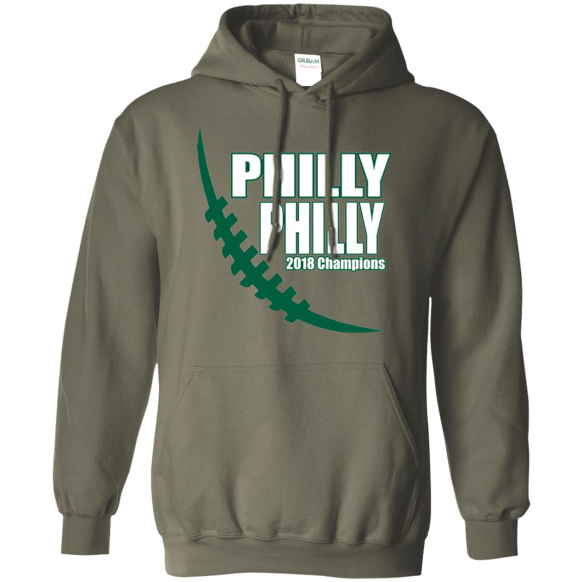 Football Lover T-shirt Philly Philly 2018 Championship Military Green