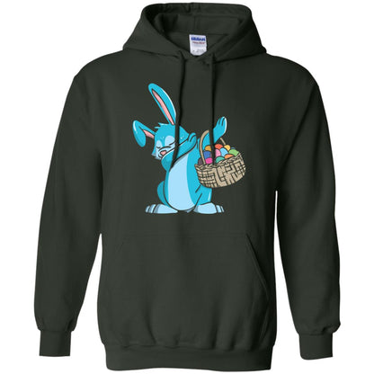 Easter Bunny Dab Easter Shirt Forest Green
