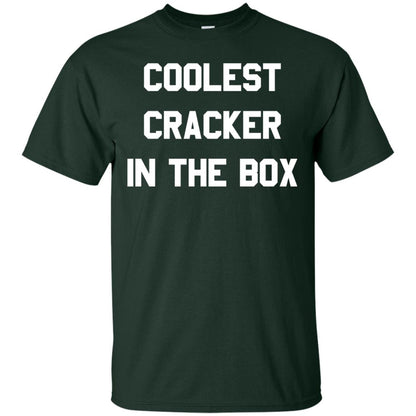 Coolest Cracker In The Box T-shirt Forest Green
