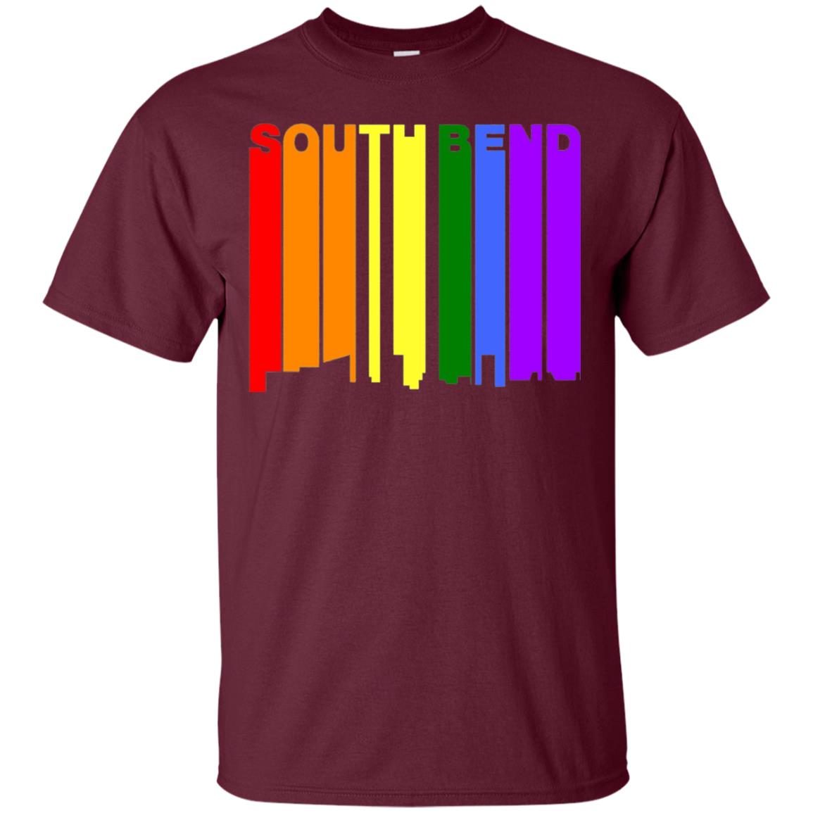 Lgbt T-shirt South Bend Indiana Maroon