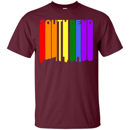 Lgbt T-shirt South Bend Indiana Maroon