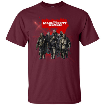 The Magnificent Seven Game Of Thrones Version T-shirt Maroon