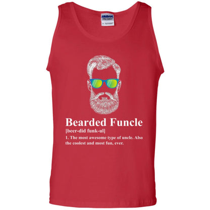 Uncle T-shirt Beared Funcle Red