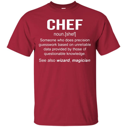 Funny Chef Meaning Shirt Chef Noun Definition Cardinal